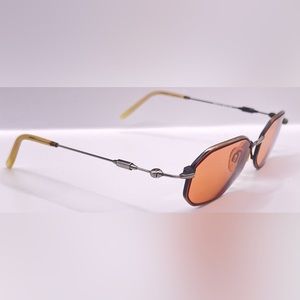 Vintage Speed Eyewear SP004 91 Gray Oval Sunglasses Frames Only